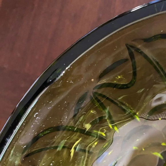 Indiana Glass Avacado Grape Shape Fruit Serving Dish - Picture 5 of 7